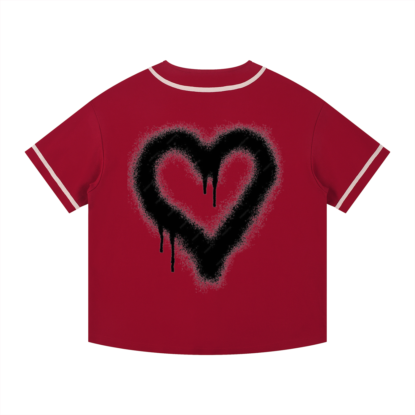 Heartfelt Desire Button-Up Baseball Jersey