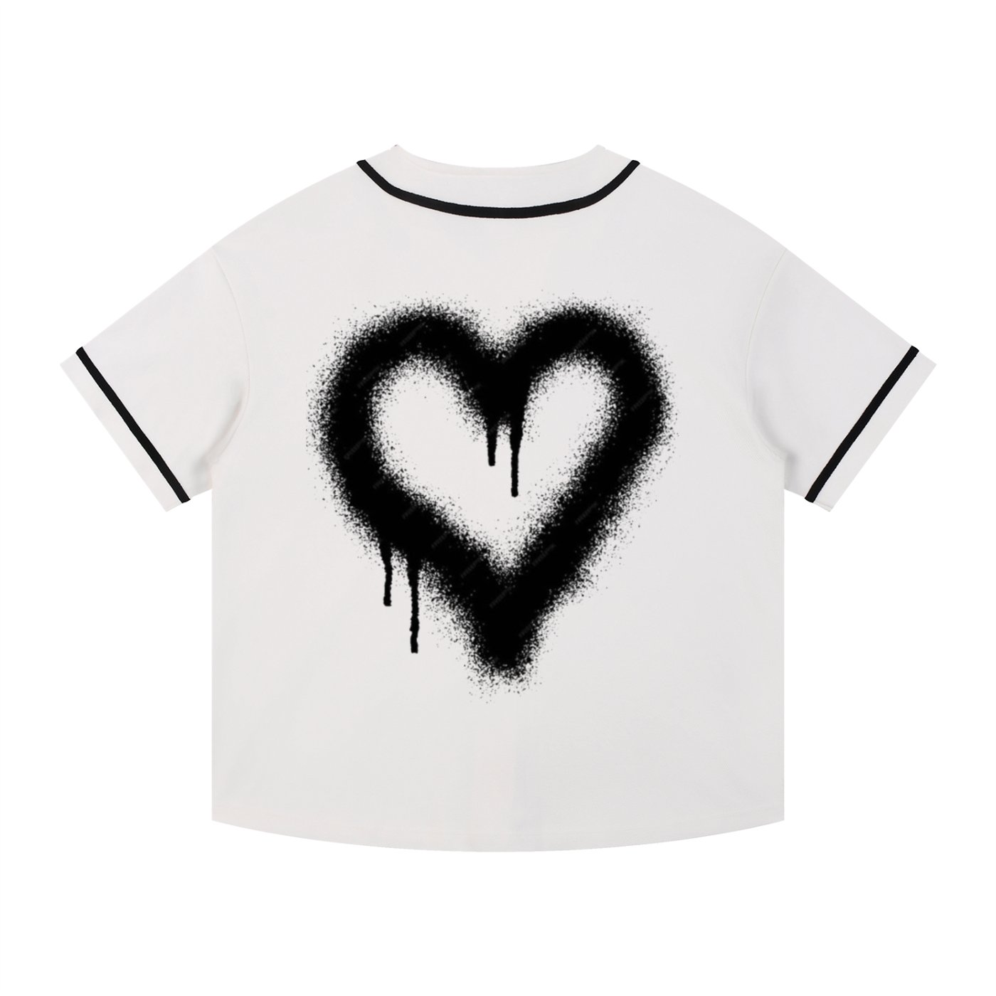 Heartfelt Desire Button-Up Baseball Jersey