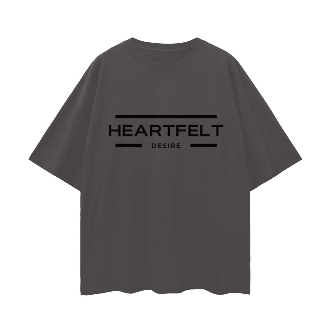 Heartfelt Desire-Oversize Deep Drop Shoulder Tee