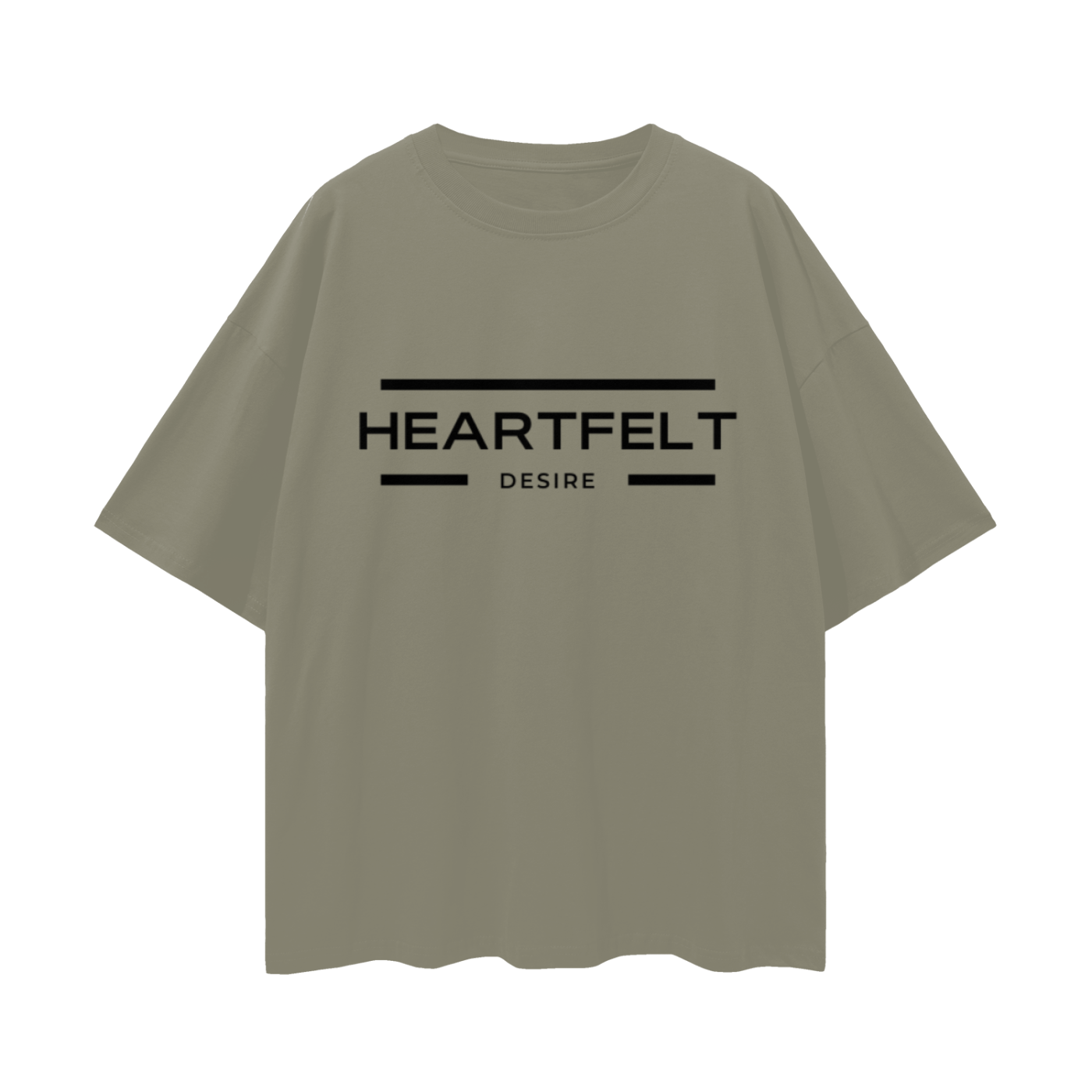 Heartfelt Desire-Oversize Deep Drop Shoulder Tee