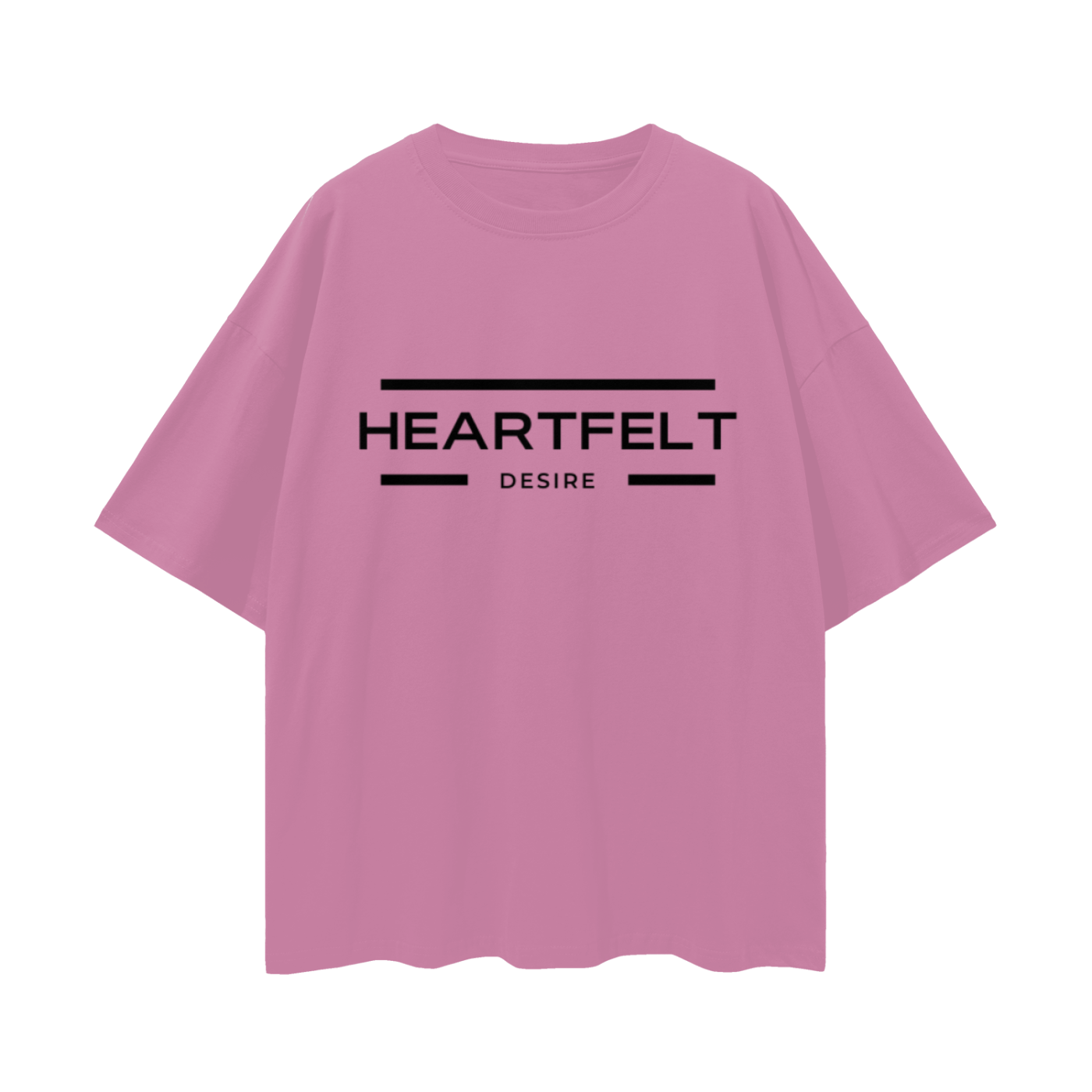 Heartfelt Desire-Oversize Deep Drop Shoulder Tee