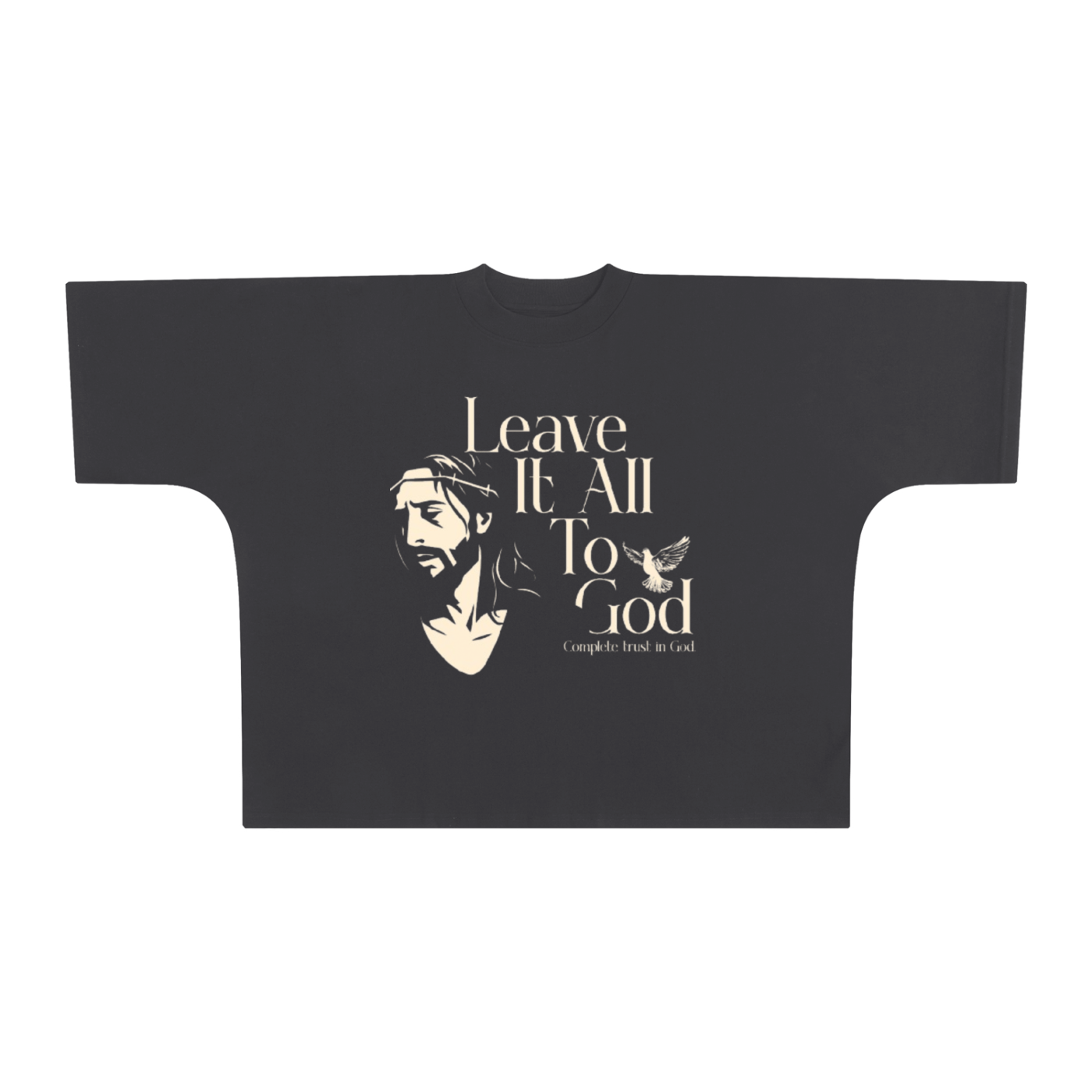 Oversize One-piece Pattern Cut Boxy Tee - 300 GSM