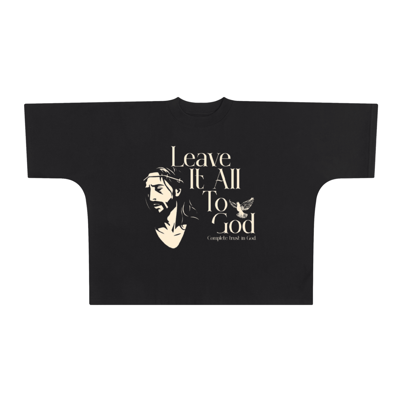 Oversize One-piece Pattern Cut Boxy Tee - 300 GSM