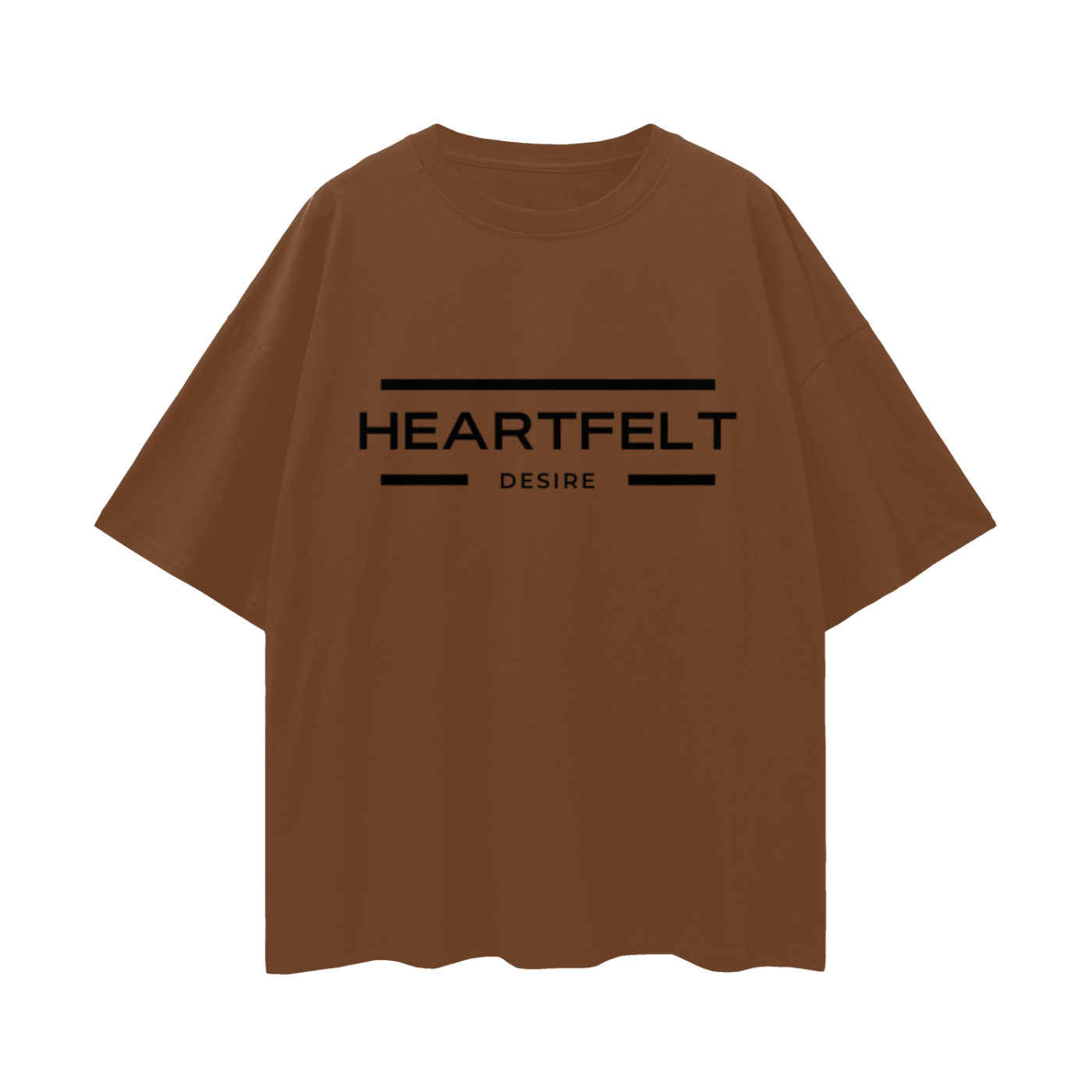 Heartfelt Desire-Oversize Deep Drop Shoulder Tee