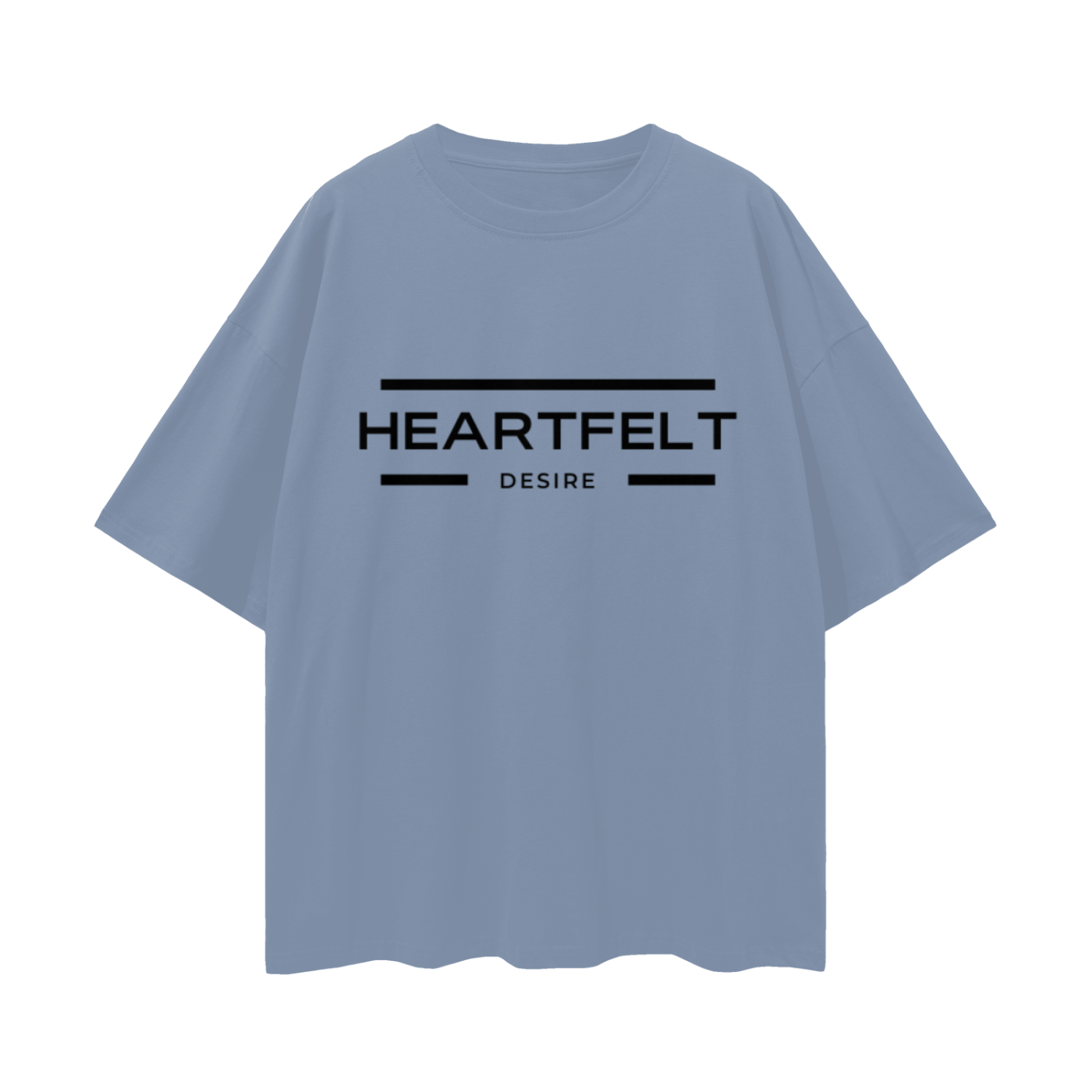 Heartfelt Desire-Oversize Deep Drop Shoulder Tee