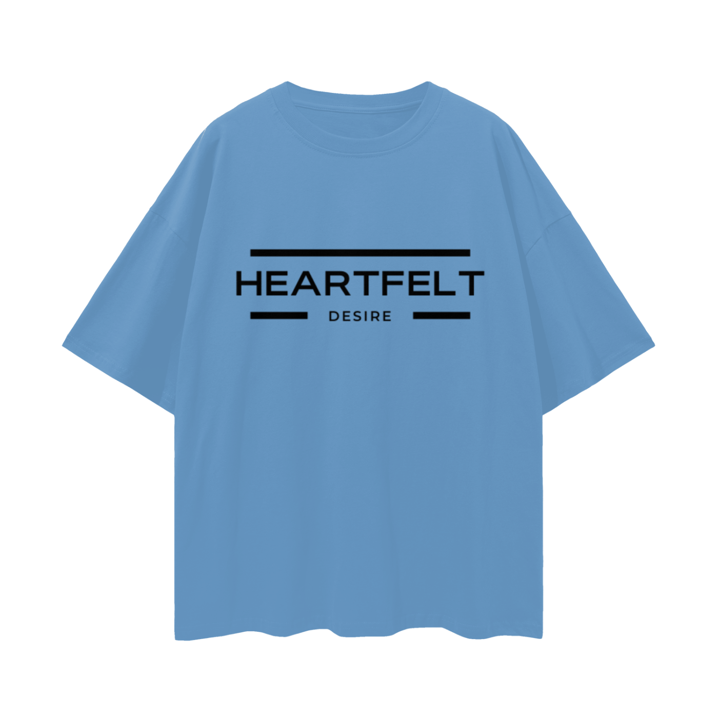 Heartfelt Desire-Oversize Deep Drop Shoulder Tee