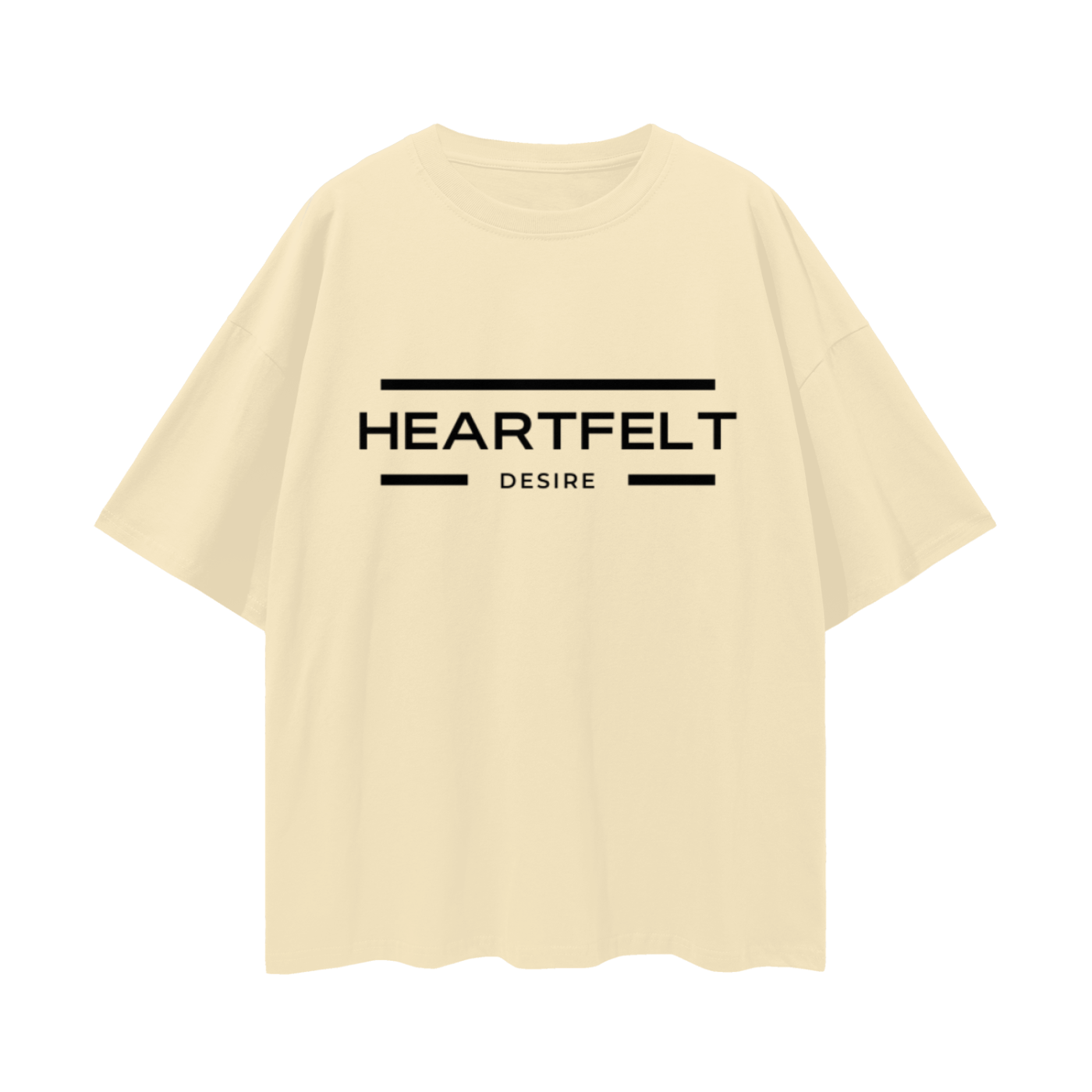Heartfelt Desire-Oversize Deep Drop Shoulder Tee