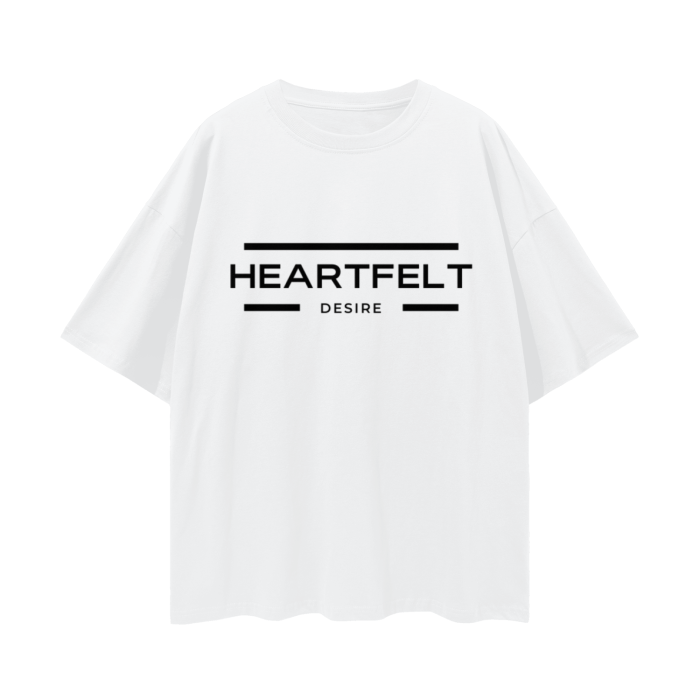 Heartfelt Desire-Oversize Deep Drop Shoulder Tee