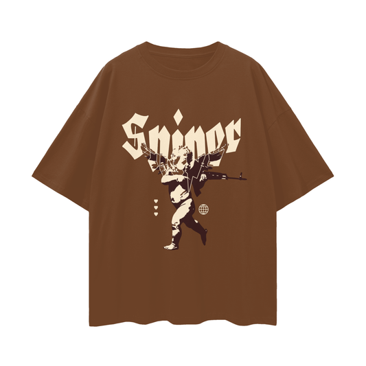 Sniper -Oversize Deep Drop Shoulder Tee
