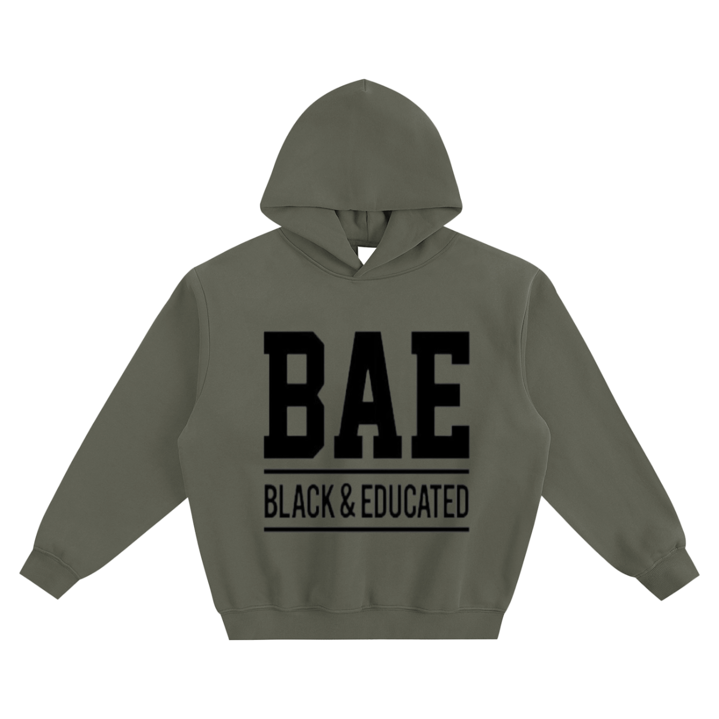 BAE (Black & Educated) Boxy Hoodie