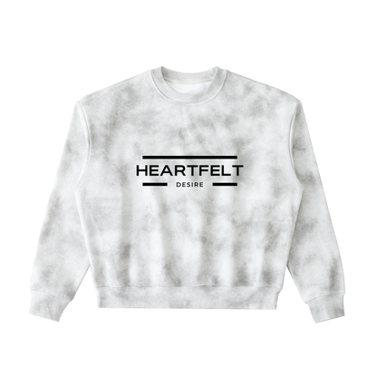 Dirty Washed Boxy Fleeced Sweatshirt