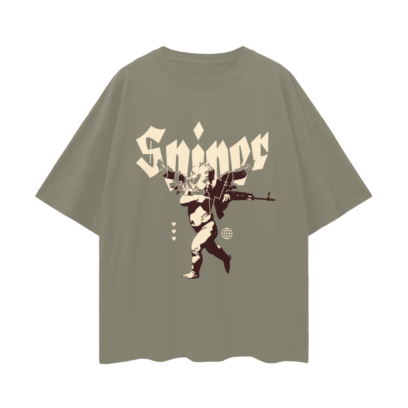 Sniper -Oversize Deep Drop Shoulder Tee